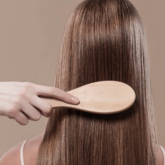 Brushing Hair Extensions