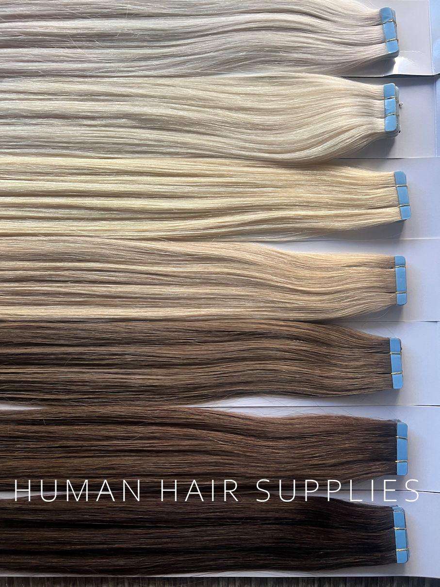 Human Hair Supplies - Tape Hair Extensions