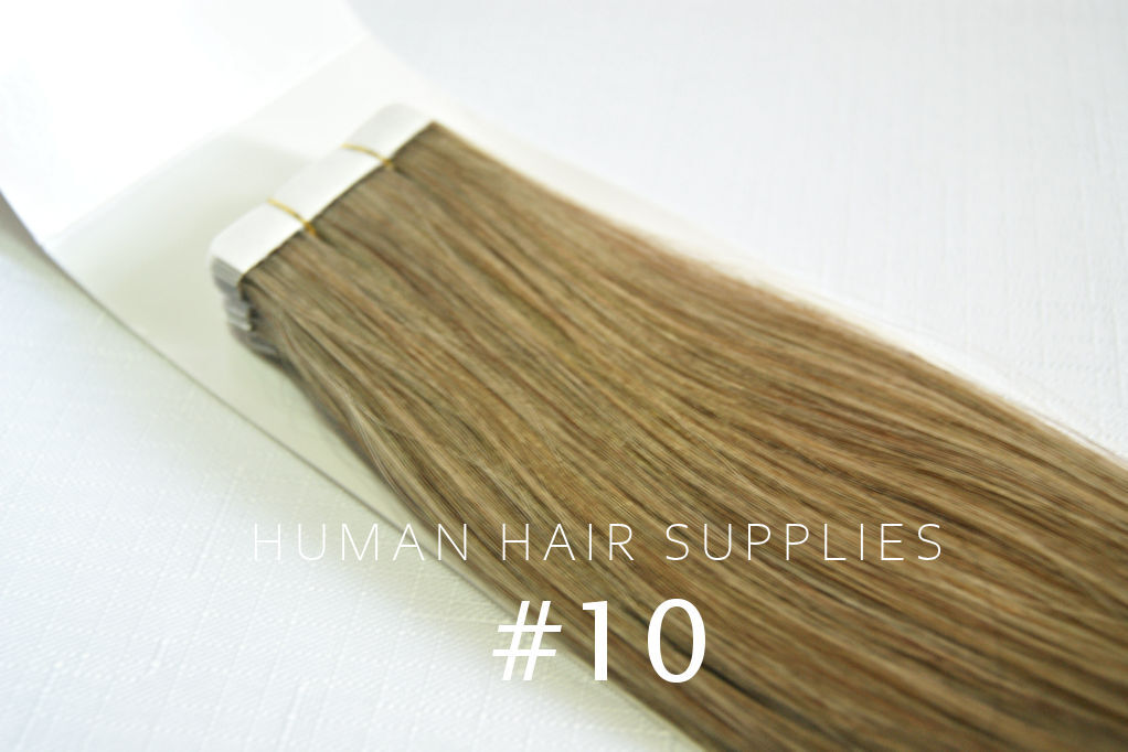 Tape Hair Extensions #10 Dark Blonde