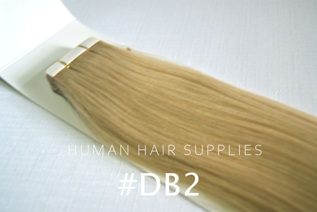 Tape Hair Extensions #DB2 Medium Blonde